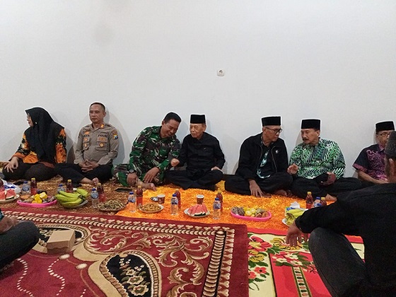 Danramil 0804/01 Magetan Hadiri Pertemuan Pengurus dan Korlap PSHT dari 7 Ranting Se-Exs Distrik Magetan Tahun 2024